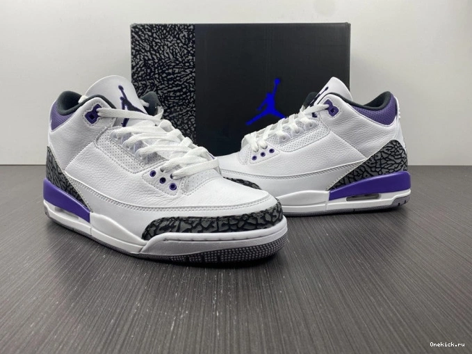 One Kick 3 Iris' 'Dark Jordan CT8532-105 Air Retro 0715